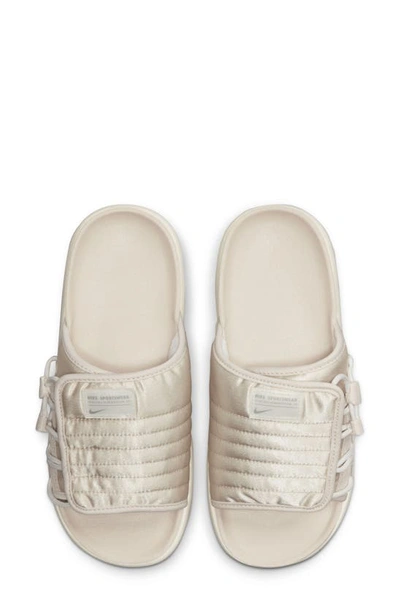 Shop Nike Asuna 2 Slide Sandal In Light Brown/ Pale Ivory/ White