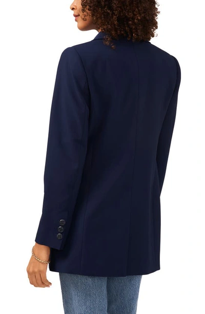 Shop Vince Camuto Notch Collar Blazer In Classic Navy