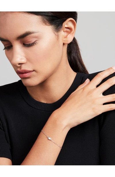 Shop Ted Baker Harsaa Tiny Heart Bracelet In Silver Tone