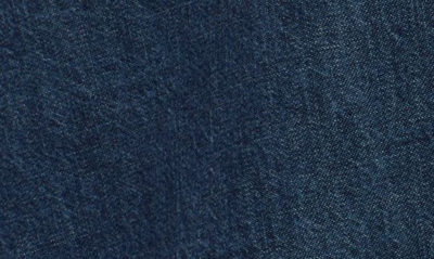 Shop Valentino V-neck Cotton Denim Blouse In Medium Blue Denim 558