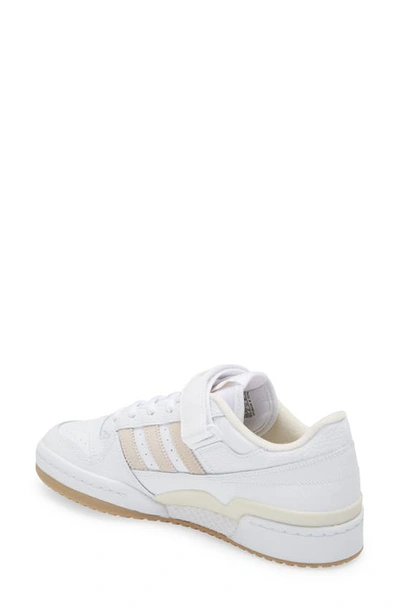 Shop Adidas Originals Forum Low Sneaker In White/ Beige