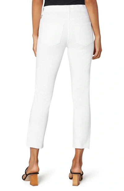Shop Liverpool Los Angeles Gia Glider Pull-on Crop Slim Jeans In Bright White