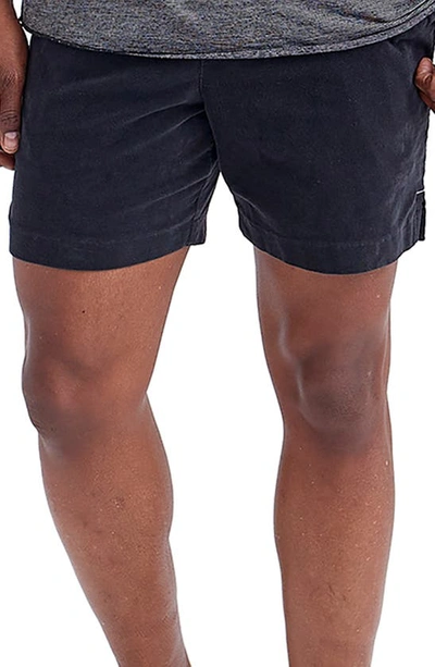 Goodlife Stretch Corduroy Shorts In Black