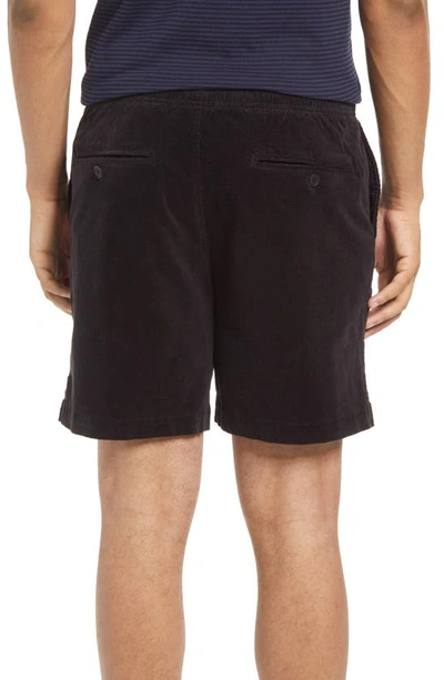 Goodlife Stretch Corduroy Shorts In Black