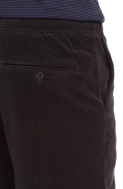 Goodlife Stretch Corduroy Shorts In Black