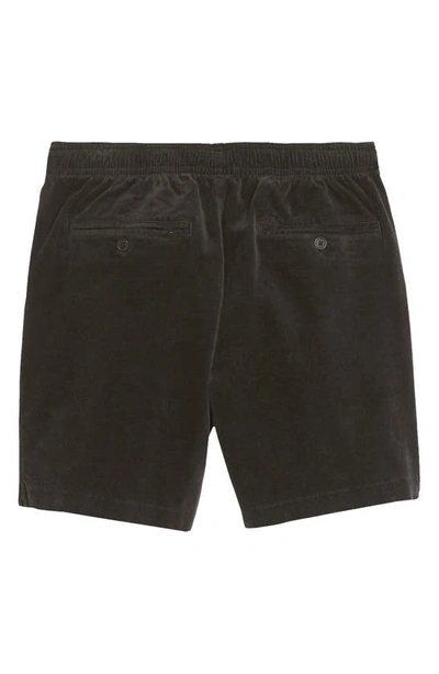 Goodlife Stretch Corduroy Shorts In Black