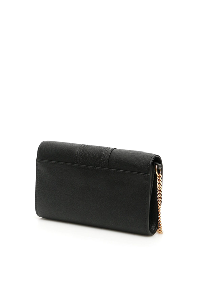 Shop See By Chloé Hana Long Wallet Chain Mini Bag In Black