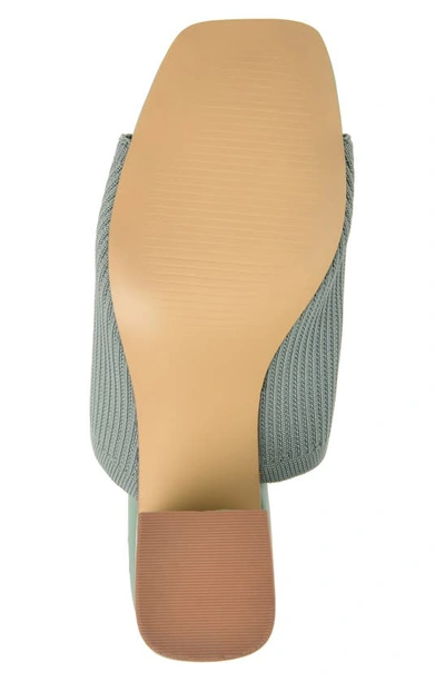 Journee Collection Lorenna Block Heel Mule In Green