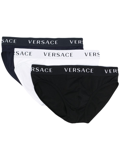 Shop Versace Men's Multicolor Cotton Brief