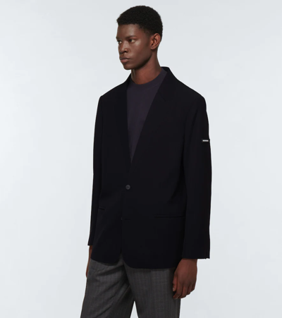 Balenciaga Wool-blend Blazer In Black | ModeSens