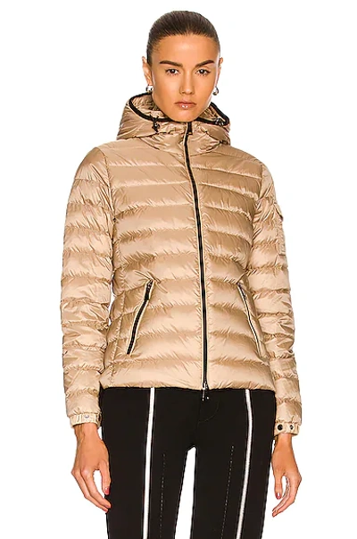 Moncler Bles Hooded Quilted Down Jacket In Beige | ModeSens