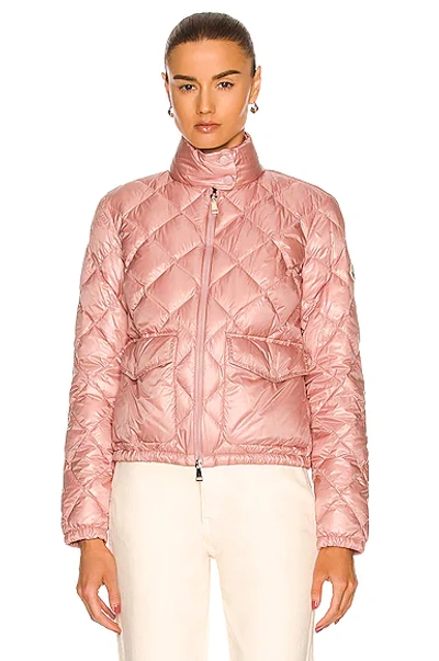 Shop Moncler Binic Jacket In Pink