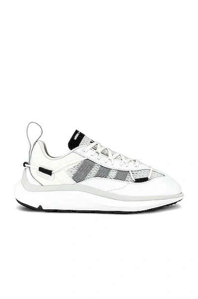 Y-3 Shiku Run Low-top Sneakers In White  Black & Orbit Grey