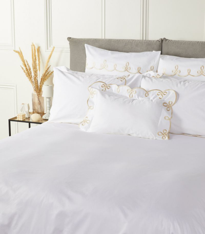 Shop Haremlique Istanbul Sariyer Pillowcase Pair (50cm X 75cm) In White