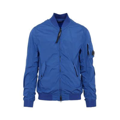 Shop C.p. Company Nycra-r Bomber Jacket In Blue