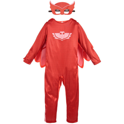 Shop Dress Up By Design Girls Red Owlette Pj Masks Costume