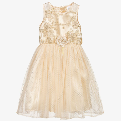 Shop Souza Girls Gold Tulle Princess Dress