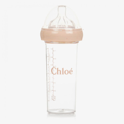 Shop Chloé Girls Pink Baby Bottle (210ml)