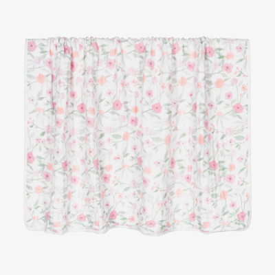 Shop Aden + Anais Girls Floral Muslin Blanket (120cm) In Pink