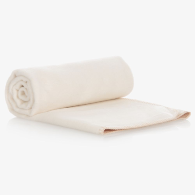 Shop Naturapura Ivory Organic Blanket (100cm)