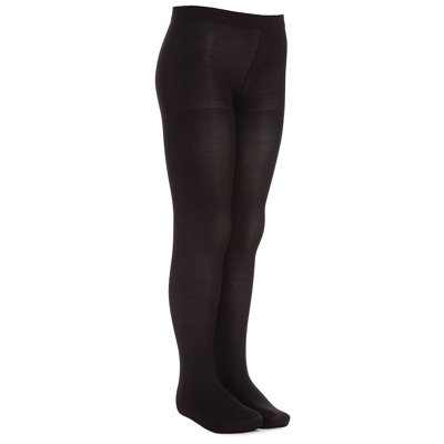 Shop Country Girls Black Microfibre Opaque Tights