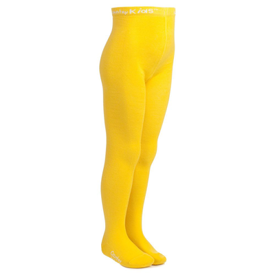 Shop Country Girls Yellow Cotton Knitted Tights