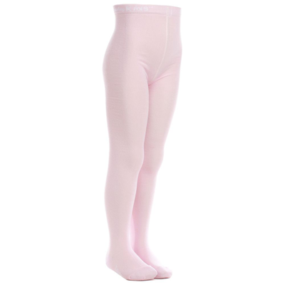 Shop Country Girls Pale Pink Cotton Knitted Tights