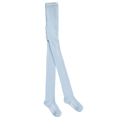 Shop Country Pale Blue Cotton Knitted Tights