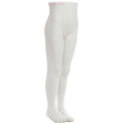 Shop Country Ivory Cotton Knitted Tights