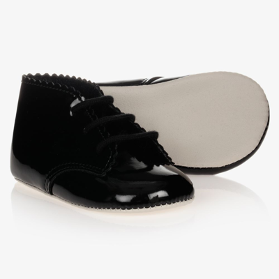 Shop Early Days Baypods Black Patent Pre-walker Shoes