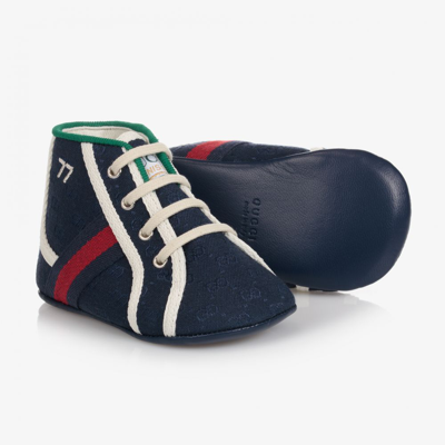 Shop Gucci Blue Tennis 1977 Baby Trainers