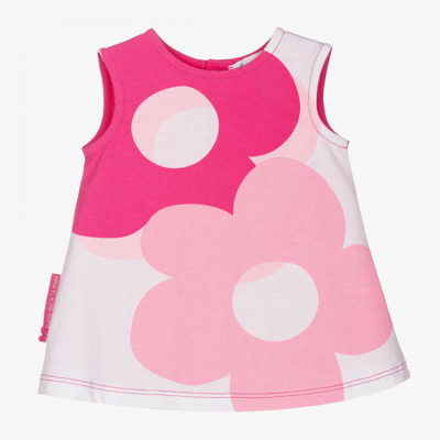 Shop Agatha Ruiz De La Prada Girls Pink Flower Dress