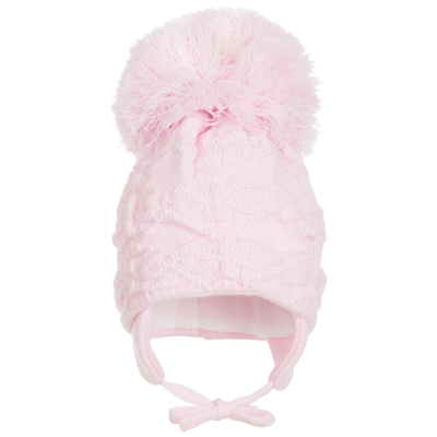 Shop S Tila Of Sweden Sätila Of Sweden Girls Pink Cassie Giant Pom-pom Hat
