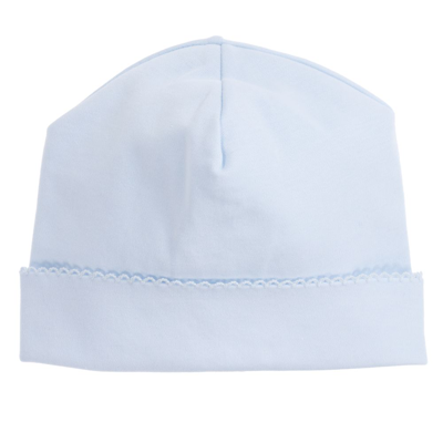 Shop Kissy Kissy Blue Pima Cotton Baby Hat