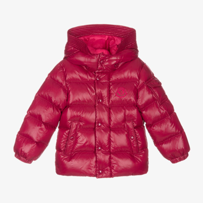 Girls red 2024 moncler coat