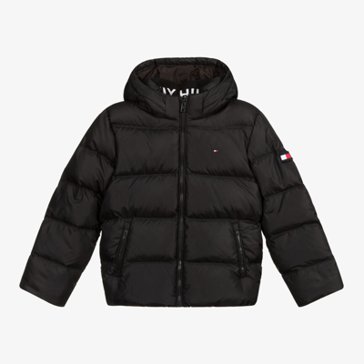 Tommy Hilfiger Babies' Boys Black Down Puffer Jacket | ModeSens