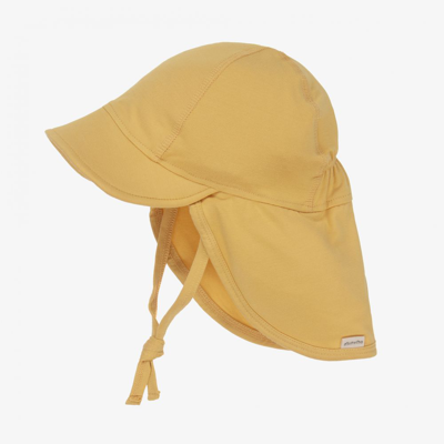 Shop Minymo Yellow Bamboo Sun Hat