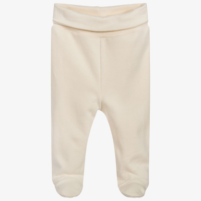 Shop Naturapura Ivory Organic Cotton Teddy Baby Trousers