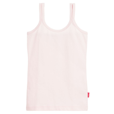 Shop Claesen's Girls Light Pink Cotton Jersey Vest
