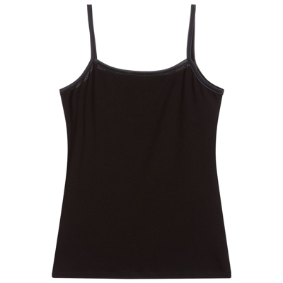 Shop La Perla Girls Black Modal Vest Top
