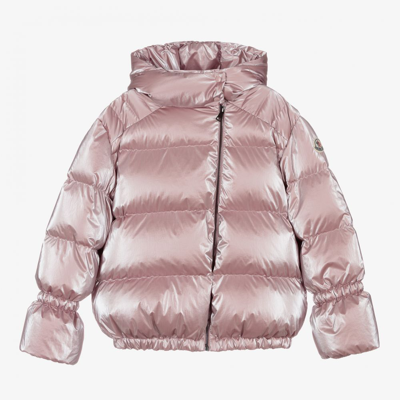Moncler Girls Teen Pink Down Puffer Jacket | ModeSens