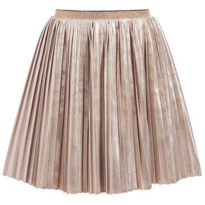 Shop Childrensalon Occasions Girls Gold Pleated Skirt