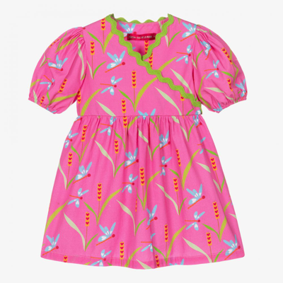 Shop Agatha Ruiz De La Prada Girls Pink Dragonfly Dress