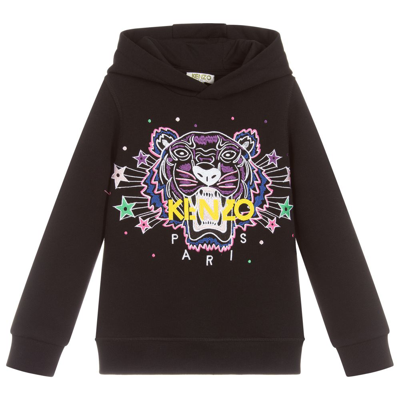 Shop Kenzo Kids Girls Black Tiger Sweatshirt