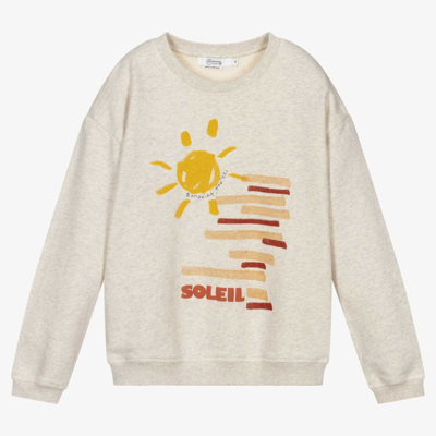Shop Bonpoint Teen Boys Beige Sweatshirt