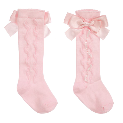 Shop Caramelo Girls Pink Cotton Socks