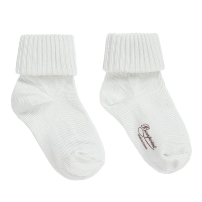Shop Bonpoint Pale Blue Cotton Socks