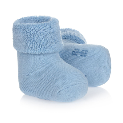 Shop Falke Baby Blue Cotton Socks