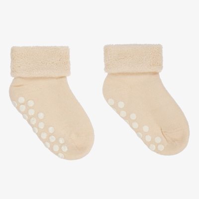 Shop Naturapura Ivory Organic Cotton Baby Socks