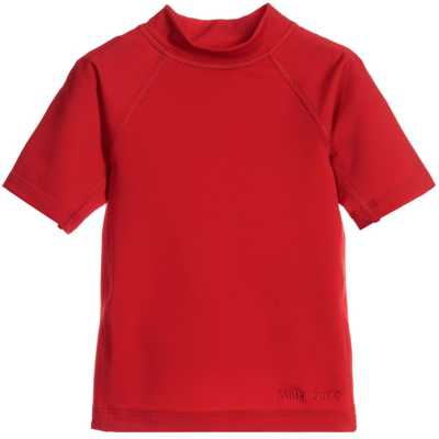 Shop Mitty James Red Swim T-shirt (upf 50+)